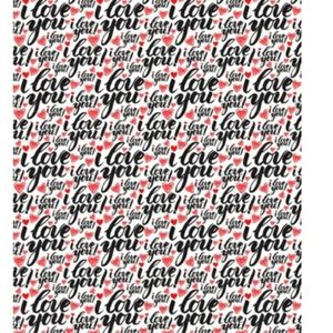 Love words patterns on HTV 12in x 17in